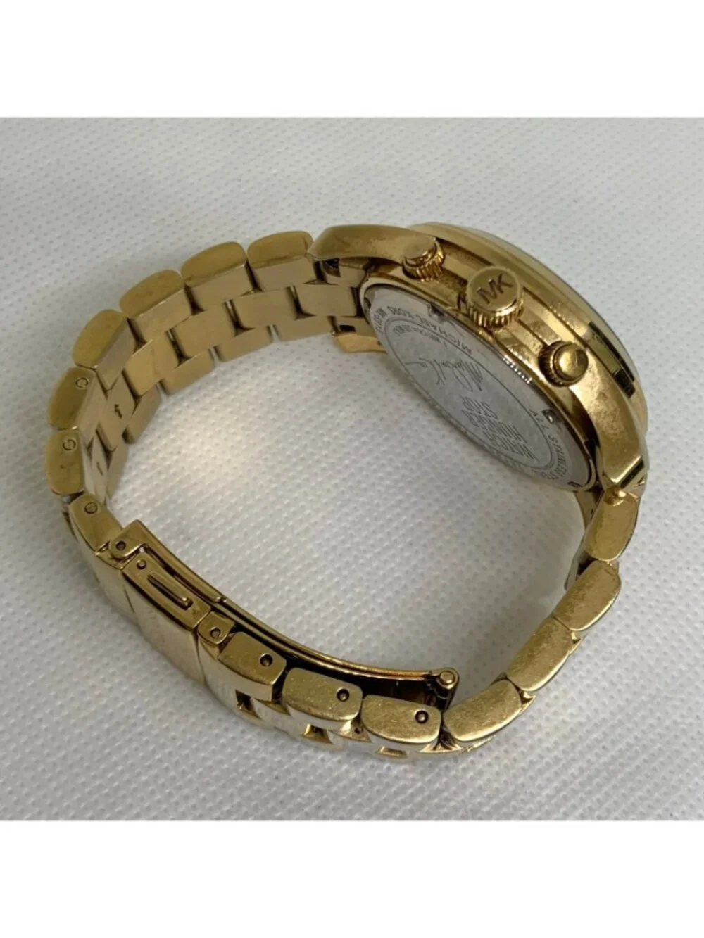 Michael Kors Hunger Stop Mid Size 100 Series MK5815 date Watch Women 6.5” runnin